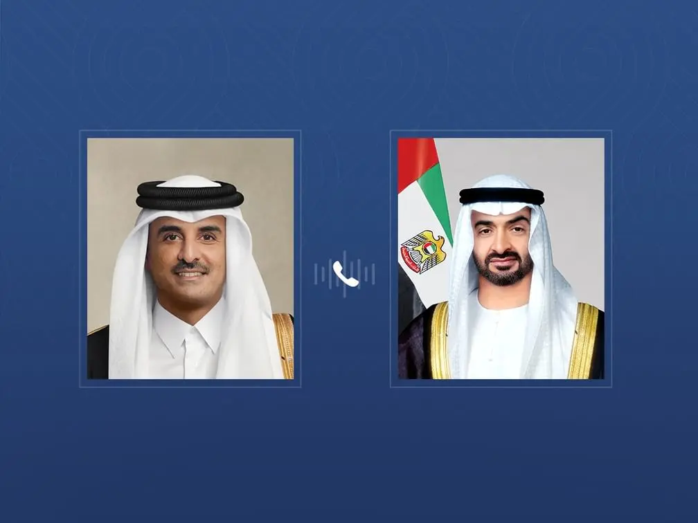 UAE President, Emir of Qatar discuss fraternal ties, regional developments in phone call