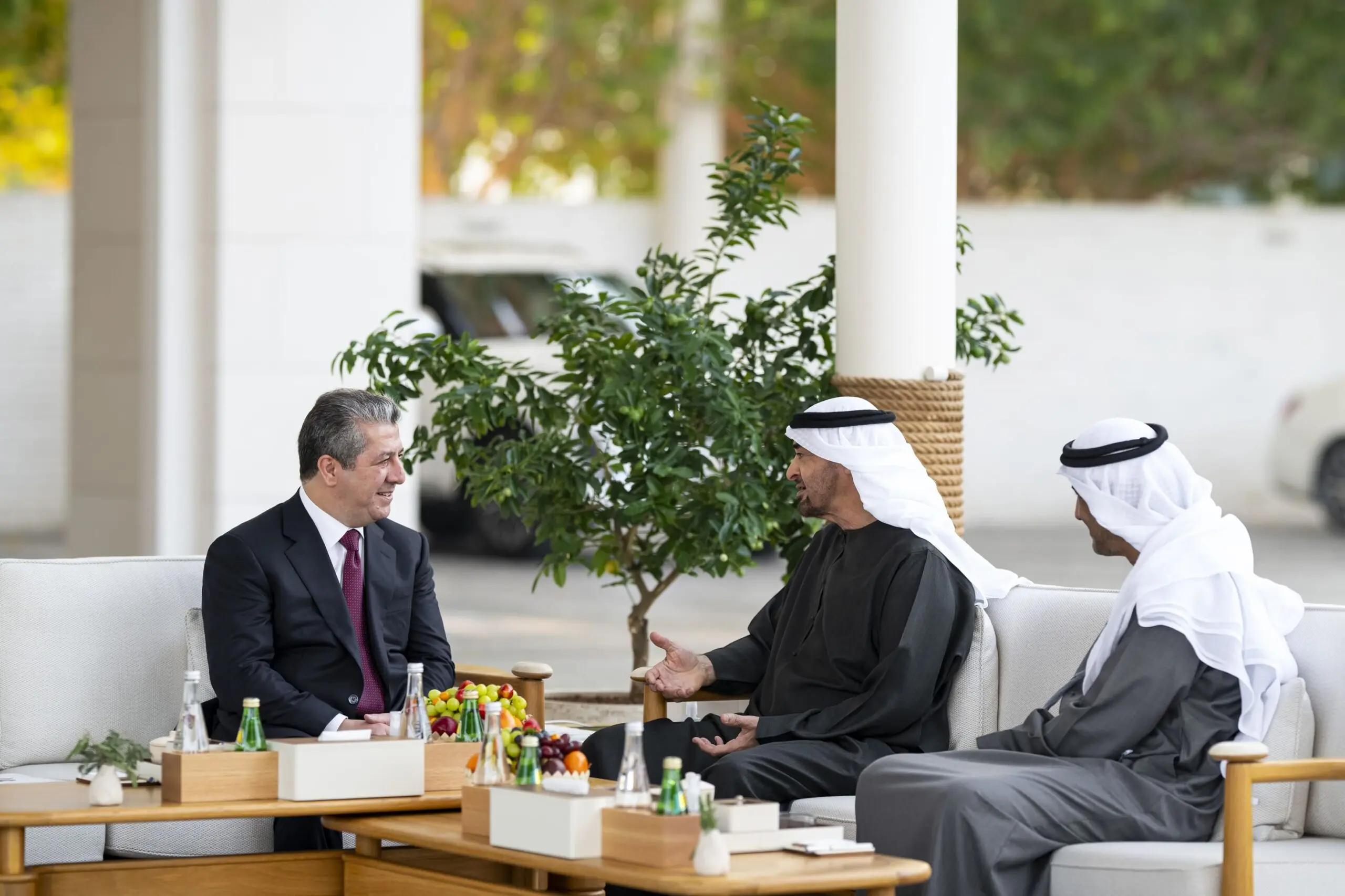 UAE President receives Prime Minister of Kurdistan Region of Iraq